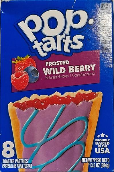 KELLOGG'S POP TARTS  'Wild Berry' Toaster Pastries 384 gr